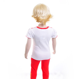 Комплект одежды Дисней Винни футболка и бриджи, для девочки, цвет белый 