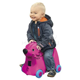 Каталка-чемодан BIG на колесиках Розовый