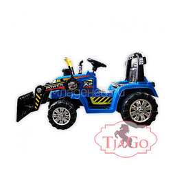 Электротрактор TjaGo с ковшом Синий