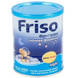 Заменитель Friso Фрисолак Ночная формула 400 гр с 0 до 12 мес.