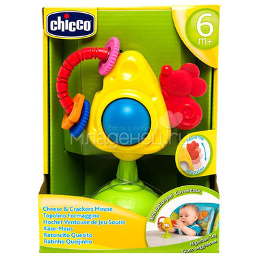 Игрушка для стульчика Chicco Мышка с сыром 3