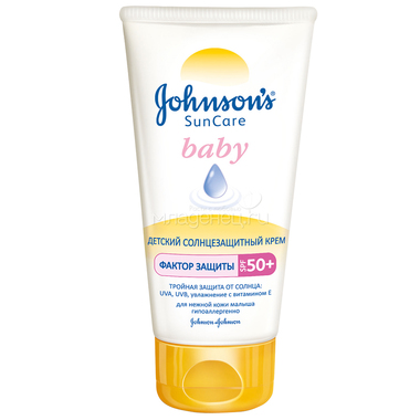 Крем солнцезащитный Johnson's baby Sun Care 75 мл (SPF - 50+) 0