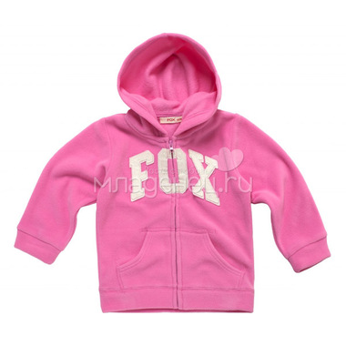 Толстовка FOX Фокс цвет розово-коралловый для девочки С 18 до 24 мес. 0