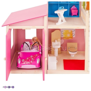 Кукольный домик PAREMO Нежность: 28 предметов мебели, 2 лестницы, гараж 7