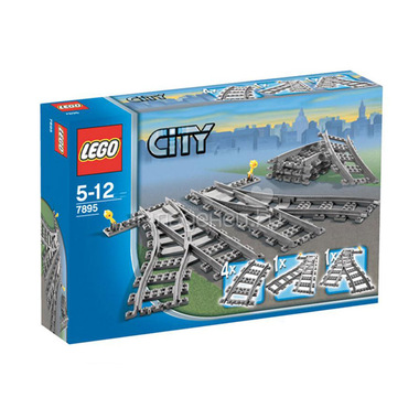 Конструктор LEGO City 7895 Железнодорожные стрелки 1