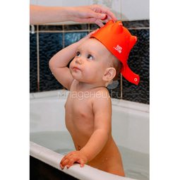 Ковшик для мытья головы Roxy-kids Dino Scoop оранжевый