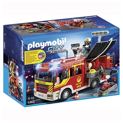 Игровой набор Playmobil Пожарная машина со светом и звуком