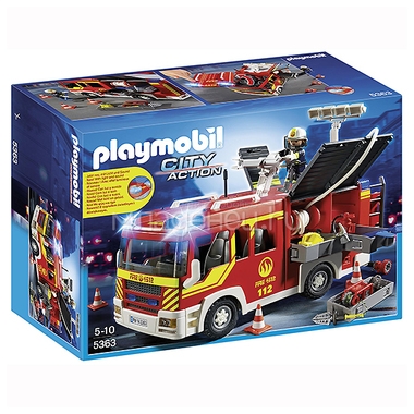 Игровой набор Playmobil Пожарная машина со светом и звуком 0