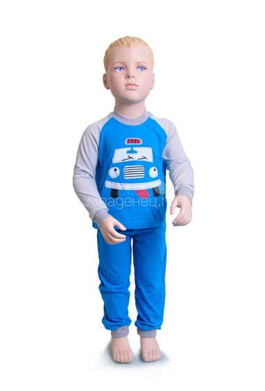 Комплект для мальчика Детская радуга: джемпер и брюки, цвет бирюза  0