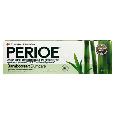 Зубная паста Perioe с бамбуковой солью Bamboosalt gumcare для профилактики проблем с деснами 120 г 0