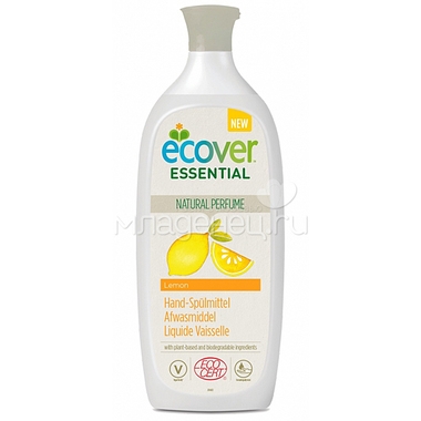 Жидкость для мытья посуды Ecove Essential С лимоном 1л 0