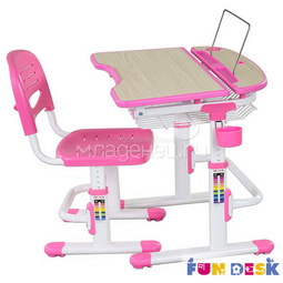 Набор мебели FunDesk Colore парта и стул Pink
