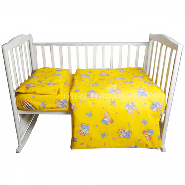 Комплект постельного белья детский Bambola За Медом Желтый 0