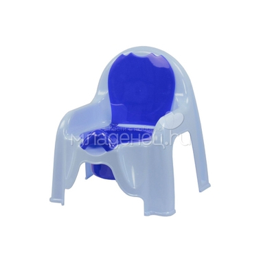Горшок-стульчик Пластик Цвет - голубой 1326М 0