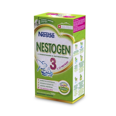 Детское молочко Nestle Nestogen 350 гр №3 (с 12 мес) 1