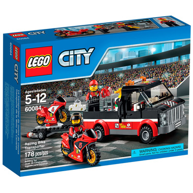 Конструктор LEGO City 60084 Перевозчик гоночных мотоциклов 0