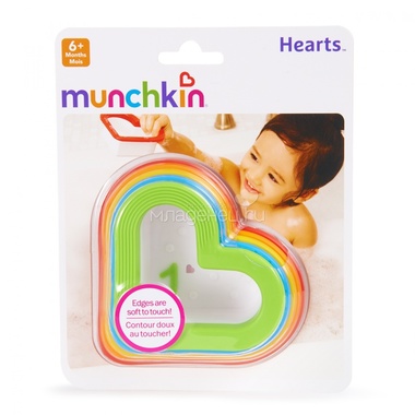 Игрушка для ванны Munchkin Сердечки 1