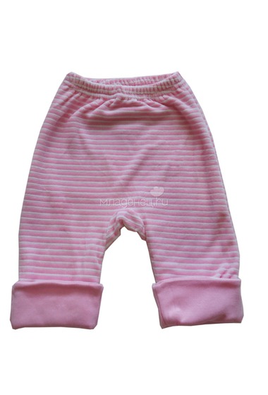 Штанишки утепленные Soni Kids "Веселые полосатики", цвет розовый, полоска  0