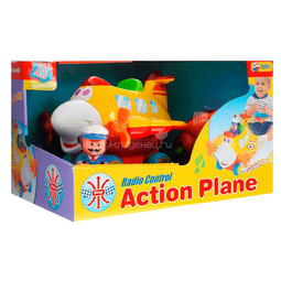Развивающая игрушка Kiddieland Забавный самолет на радио управлении