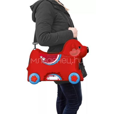 Каталка-чемодан BIG на колесиках Красный 6
