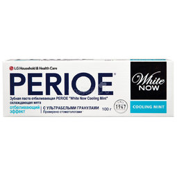 Зубная паста Perioe отбеливающая White now cooling mint охлаждающая мята 100 г