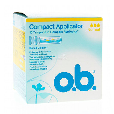 Тампоны o.b. Compact Applicator нормал 16 шт 0