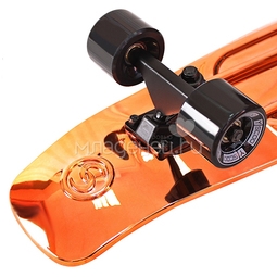 Скейтборд Y-SCOO Big Fishskateboard metallic 27" винил 68,6х19 с сумкой Orange/Black