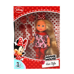Кукла Simba Evi Minnie Mouse длинные волосы, 12 см