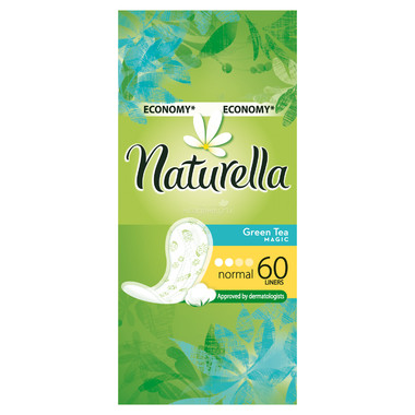 Прокладки гигиенические Naturella ежедневные Normal Green Tea Magic 60 Шт. 0