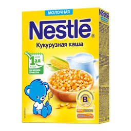 Каша Nestle молочная 220 гр Кукурузная (1 ступень)