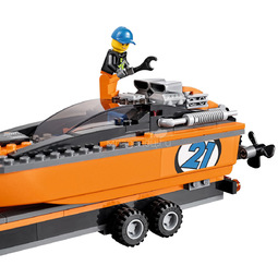 Конструктор LEGO City 60085 Внедорожник 4x4 с гоночным катером