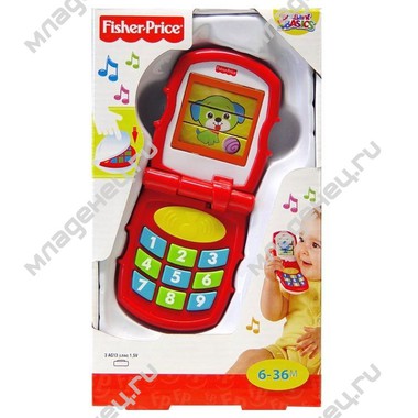 Развивающая игрушка Fisher Price Блестящие основы Телефон с 6 мес. 0