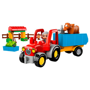 Конструктор LEGO Duplo 10524 Сельскохозяйственный трактор 0