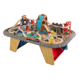 Игровой набор KidKraft Железная дорога Горный тоннель со столом