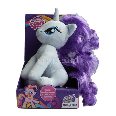 Мягкая игрушка My Little Pony (с волшебной расческой, со светом) Rarity 0