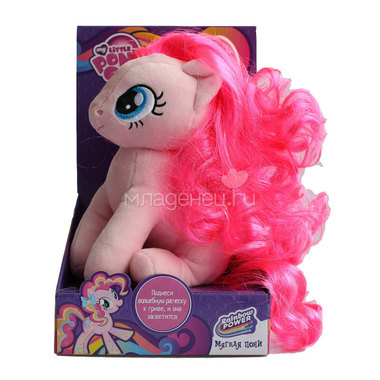 Мягкая игрушка My Little Pony (с волшебной расческой, со светом) Pinkie Pie 0