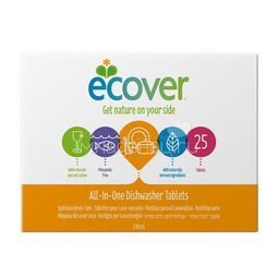 Таблетки для посудомоечной машины Ecover 500 гр. 25 шт (3 в 1)