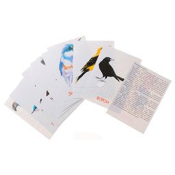 Дидактические карточки Маленький гений Птицы наших лесов