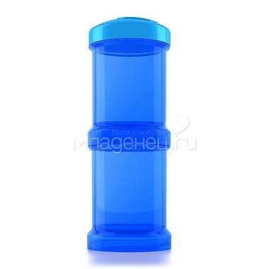 Контейнер Twistshake для сухой смеси 2 шт (100 мл) синий 0