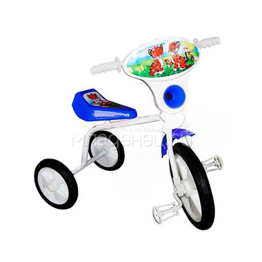 Велосипед трехколесный Малыш Синий 0
