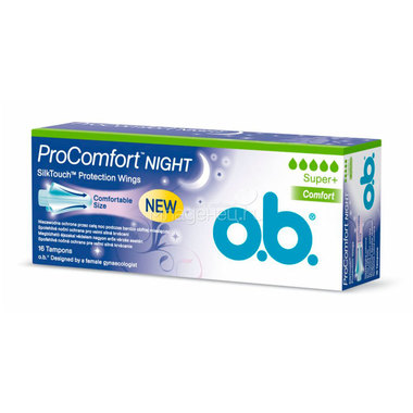 Тампоны o.b. ProComfort Night Super Plus Comfort 16 шт 0