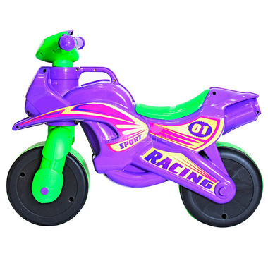Беговел RT 138 MotoBike Racing Фиолетово-Зеленый 2