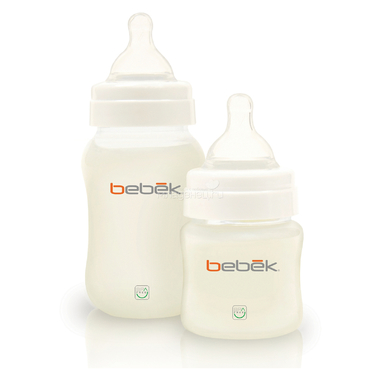 Набор Bebek из 2-х бутылок с силиконовой соской 150 и 250 мл (с 0 мес) 0