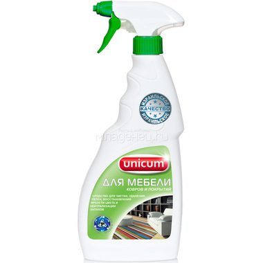 Средство для чистки Unicum ковров и мягкой мебели 500 мл 0