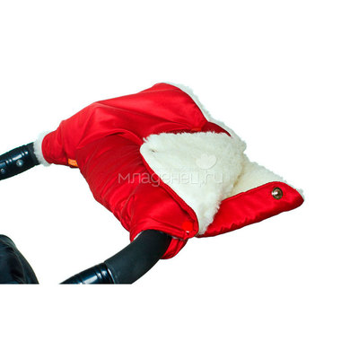 Муфта для коляски Чудо Чадо для защиты рук от холода на кнопках Вишневый 1