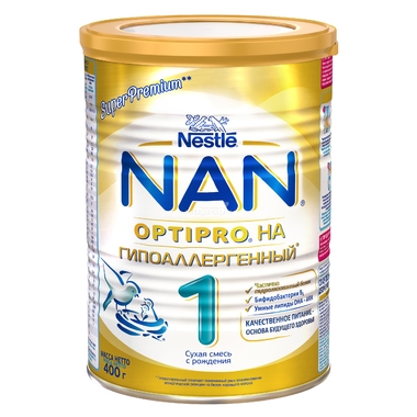 Молочная смесь Nestle NAN Premium Гипоаллергенный 400 гр №1 (с 0 мес) 0