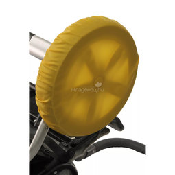 Чехлы Чудо-Чадо на колеса коляски 4 шт., d = 28-38 см Желтый