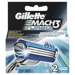 Сменные кассеты для бритья Gillette MACH3 Turbo 2 шт
