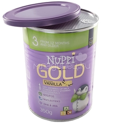 Напиток молочный Nuppi GOLD 350 гр №3 со вкусом ванили (с 12 мес)