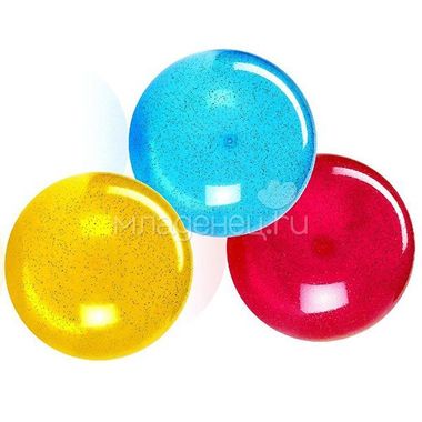 Мяч Гарант ПВХ Перламутр с блестками 3 цвета 23 см C20405 0